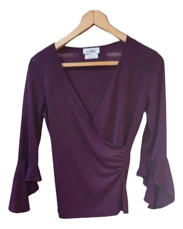 comprar Remera Cruzada Importada De Usa Mangas Con Volados