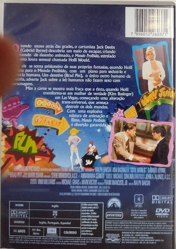 Dvd Mundo Proibido Com Kim Basinger E Brad Pitt (Usado)