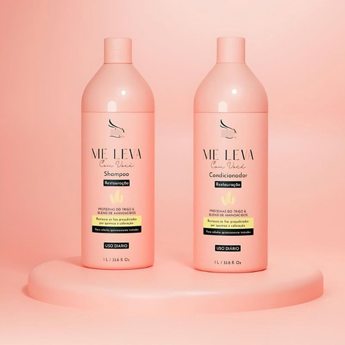 Zap 4 Unid 1l Shampoo E Condicionador Proteínas Do Trigo