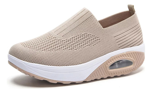 Zapatillas Deportivas De Suela Gruesa Para Mujeres