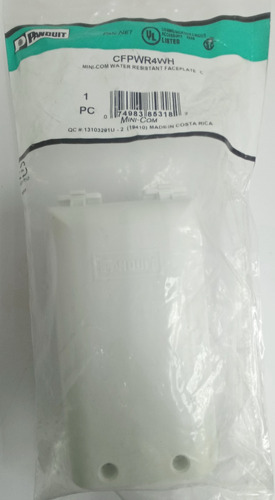 Imagen 2 de 6 de Cajetín Superficial Panduit Resistente Al Agua Mod. Cfpwr4hw