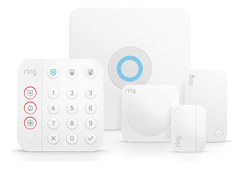 Kit 5 Pieza Ring Alarm (2da Gen)  Sistema Seguridad Para 24