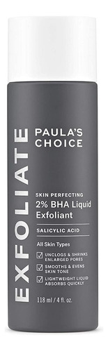 Paula's Choice Ácido Salicílico 2% Bha Liquid Exfoliant 4oz