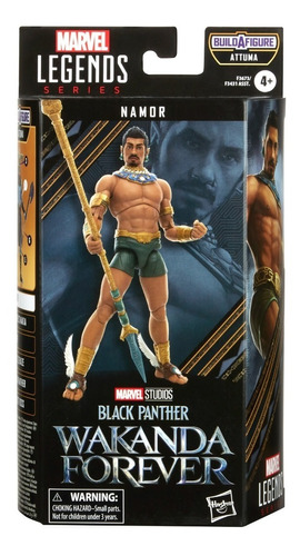 Boneco de ação Hasbro Namor Black Panther Wakanda Forever