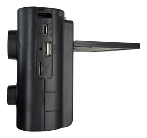 Radio Portátil Bluetooth Recargable Con Panel Solar 3 Bandas