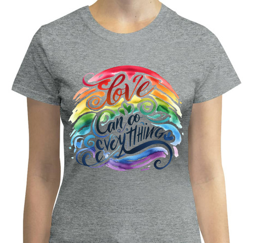 Playera Diseño De Lgbtiq+ - Amor - Pride - Love