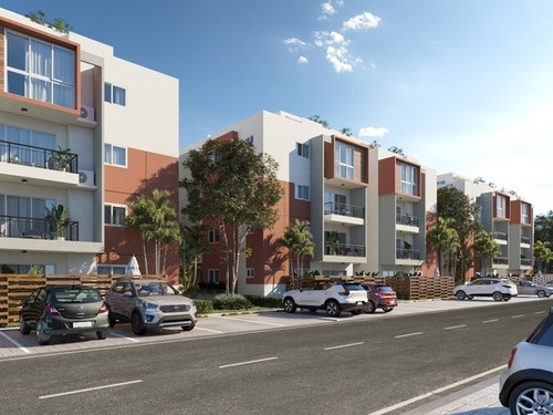 Imagen 2 de 8 de Hermoso Proyecto De Apartamentos En La Carretera De Manoguayabo A 4 Minutos De La Prol. 27 Y Occidental Mall