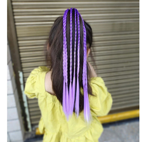 Imagen 4 de 9 de Trenzas Postizas De Colores Para Nenas Braid Style