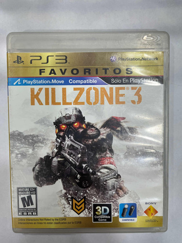 Killzone 3 Ps3 Usado Físico Orangegame Castelar