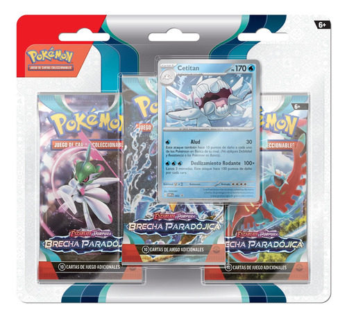 Pokémon Paradox Rift Blister Cetitan Español