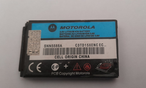 Bateria Motorola Modelo Snn5588a