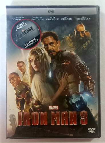 Iron Man 3 Dvd Original Nuevo
