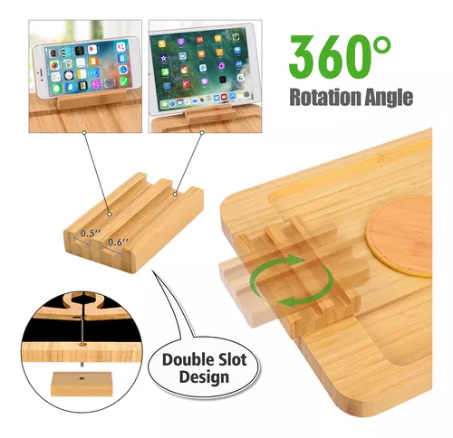  Mesa plegable con clip para el brazo del sofá, reposabrazos  plegable que ahorra espacio en la mesa, estable para aperitivos para sala  de estar (redonda) : Hogar y Cocina