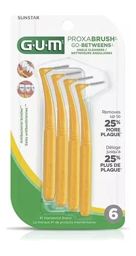 Cepillo Interdental Gum Proxabrush Go-betweens Fino C/6
