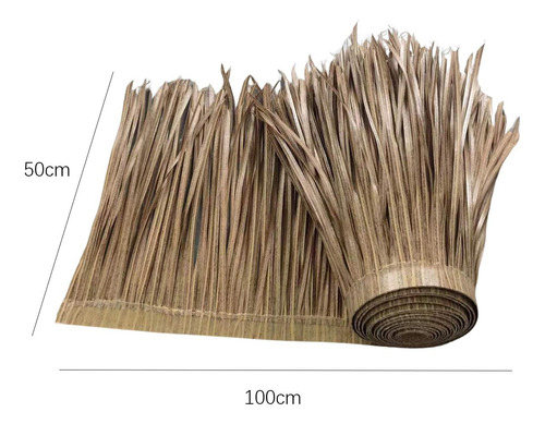 Rollo De Paja Con Forma De Palma, Práctico, De 20 Cm De Alto