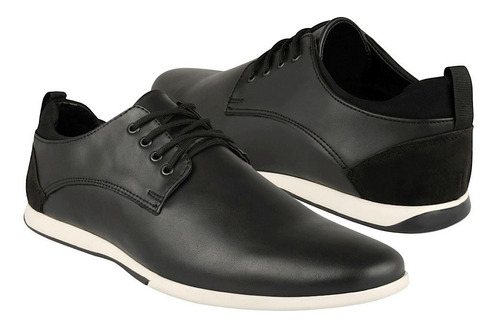 Zapatos Casuales Stylo 41-2 Simipiel Negro 