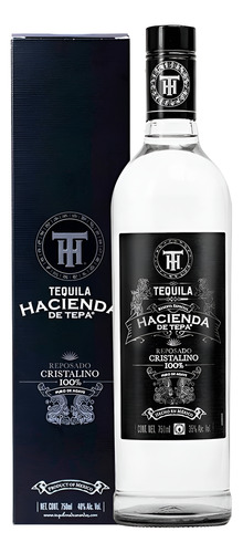 Tequila Hacienda De Tepa Reposado Cristalino 750 Ml
