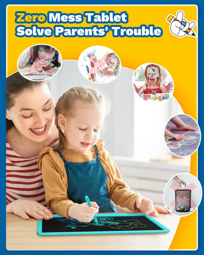 Tableta De Escritura Lcd Tekfun De 15 Pulgadas Para Niños C