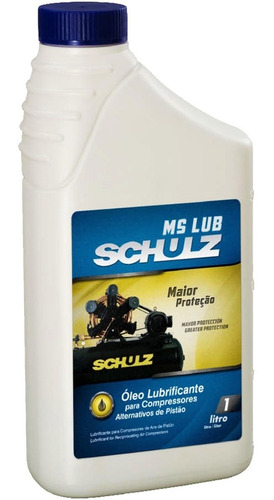 Óleo Lubrificante 2ms15 Para Compressor 1litro Schulz