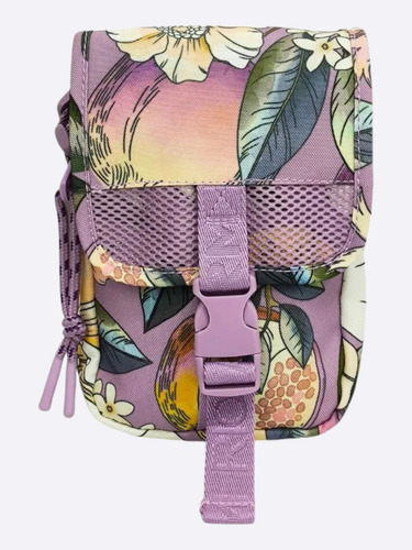 Bolsa Farm Fervo Romance Em Flor Cor Lilás