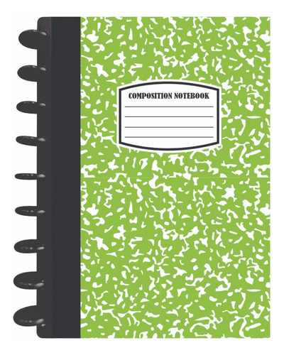 Cuaderno Discos T/frances 80hjs 105grs Pastadura 2 Separador Composition Verde