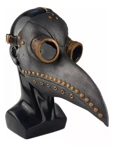 Máscara De Médico De La Peste Negra Para Pico Para Halloween Color Type1  Diseño Máscara De Doctor De La Peste Con Pico Para