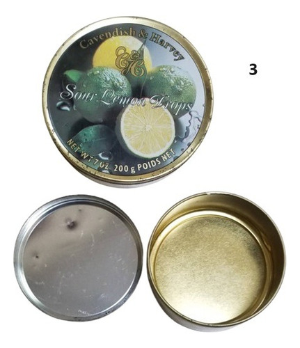 Lata Pequeña - Caja Metalica - Contenedor Colección- Vintage (Usado)