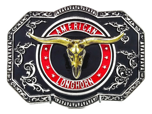 Fivela Country American Longhorn Bull Especial - Oferta!