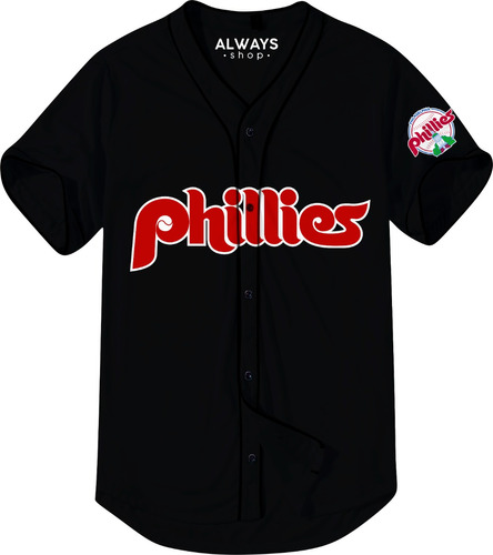 Camisola Jersey Philadephia Phillies M2 Negro Ch M G Eg 2eg