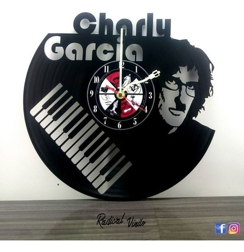 Reloj De Vinilo Charly Garcia Regalos Decoracion 