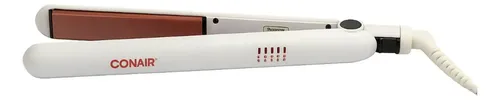 Prancha De Cabelo Conair Double Ceramic Óleo De Coco Bivolt Branco