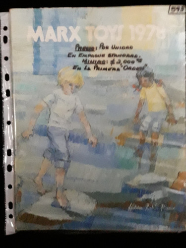 Catalogo De Venta Marx Toys Año 1978 Para Coleccionista.