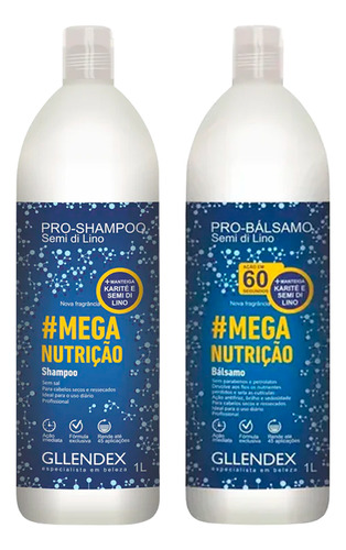 Gllendex Mega Nutricion Semi Di Lino Shampoo Enjuague 3c