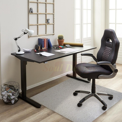 Imagen 1 de 10 de Protector Bajo Escritorio Para Pisos Pvc Vinilo 1 X 1.5 Mts