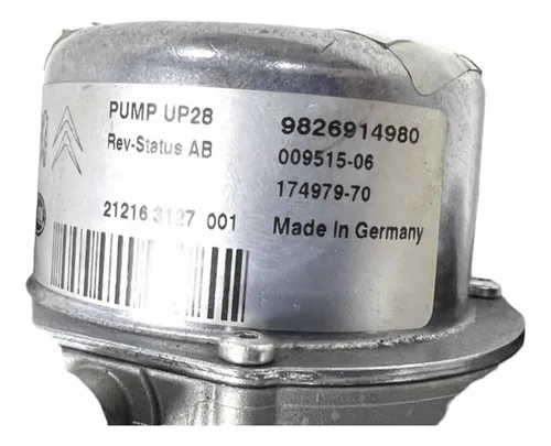 Bomba Vácuo Freio Peugeot 2008 Allure 1.6 2022 9826914980 Bomba Vácuo Freio Peugeot 2008 Allure 1.6 2022 9826914980