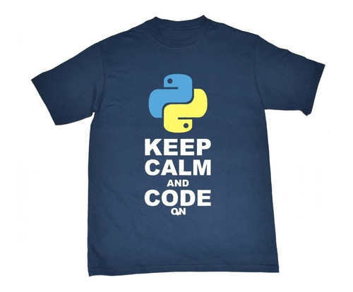 Playera Para Programadores Python Keep Calm And Code On