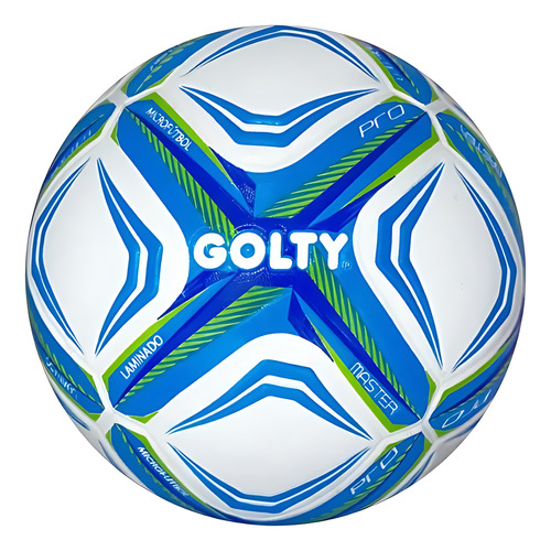 Balon Microfutbol Profesional Golty Dorado Cmi Plus
