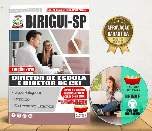 Apostila Birigui-sp 2019 - Diretor De Escola E De Cei