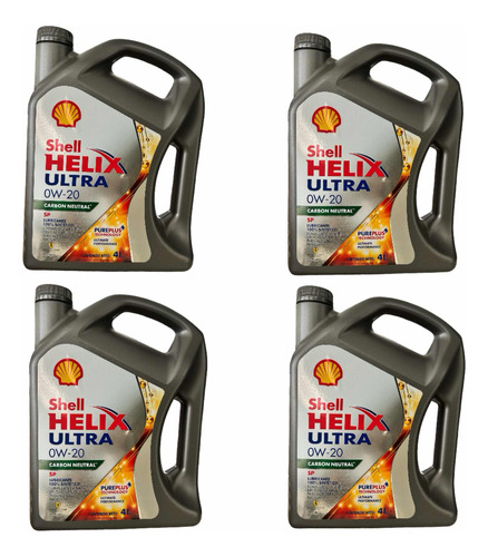 Aceite Shell Helix Ultra 0w20 100% Sintético 16 Litros.