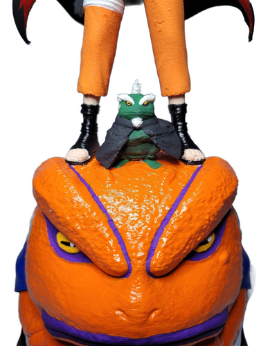 Naruto Em Modo Sennin - Impressão 3d - Pintado À Mão