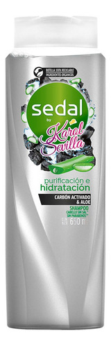 Shampoo Sedal By Karol Sevilla Carbón Activado Y Aloe 650ml