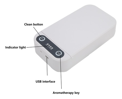 Caja De Limpieza Con Luz Uv Equipo Multifuncional Inalámbri