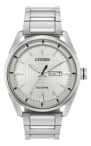 Reloj Citizen Aw0080-57a Eco-drive Color de la correa Plateado Color del bisel Plateado Color del fondo Plateado