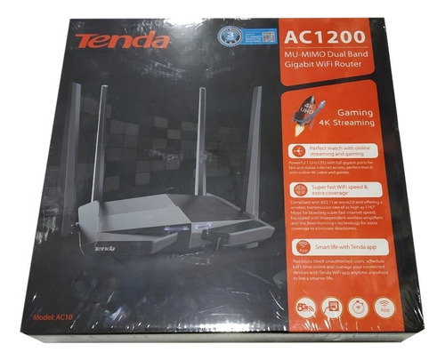 Router Wifi Tenda Ac1200 Doble Ban 2.4ghz Y 5ghz