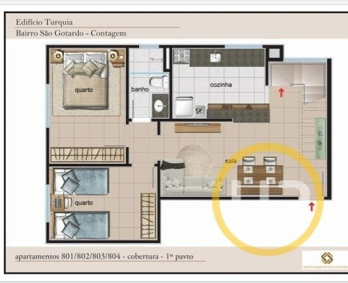 Imagem 14 de 15 de Cobertura - São Gotardo - Contagem - R$ 280.000,00 - 4167