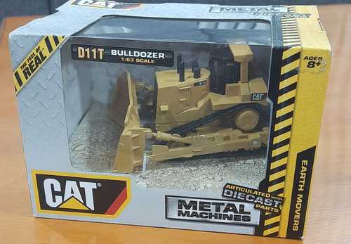 Bulldozer D11t A Escala 1:63 Die Cast Marca Metal Machines