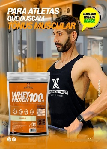 Imagem 2 de 6 de 100% Whey Protein Extreme Nutrition 1kg Suplemento Alimentar