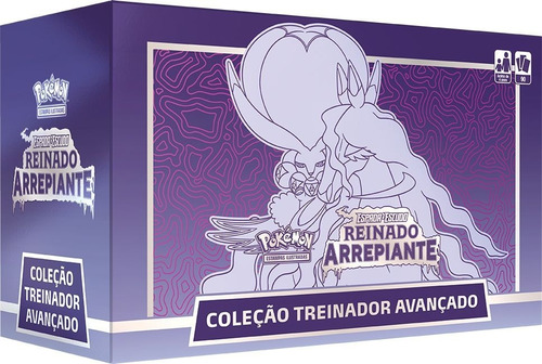 Box Treinador Avançado Reinado Arrepiante Calyrex  Espectral