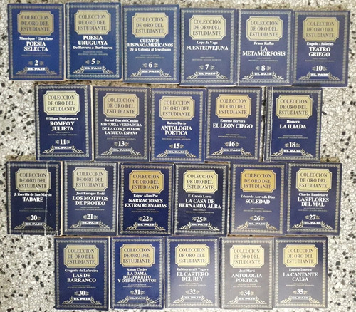 Colección De Oro Del Estudiante El Pais 21 Libros Índice C/u