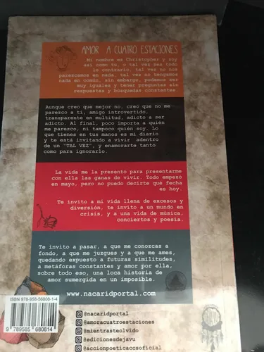 comprar Amor A Cuatro Estaciones. El Diario De Una Ilusión Nacarid